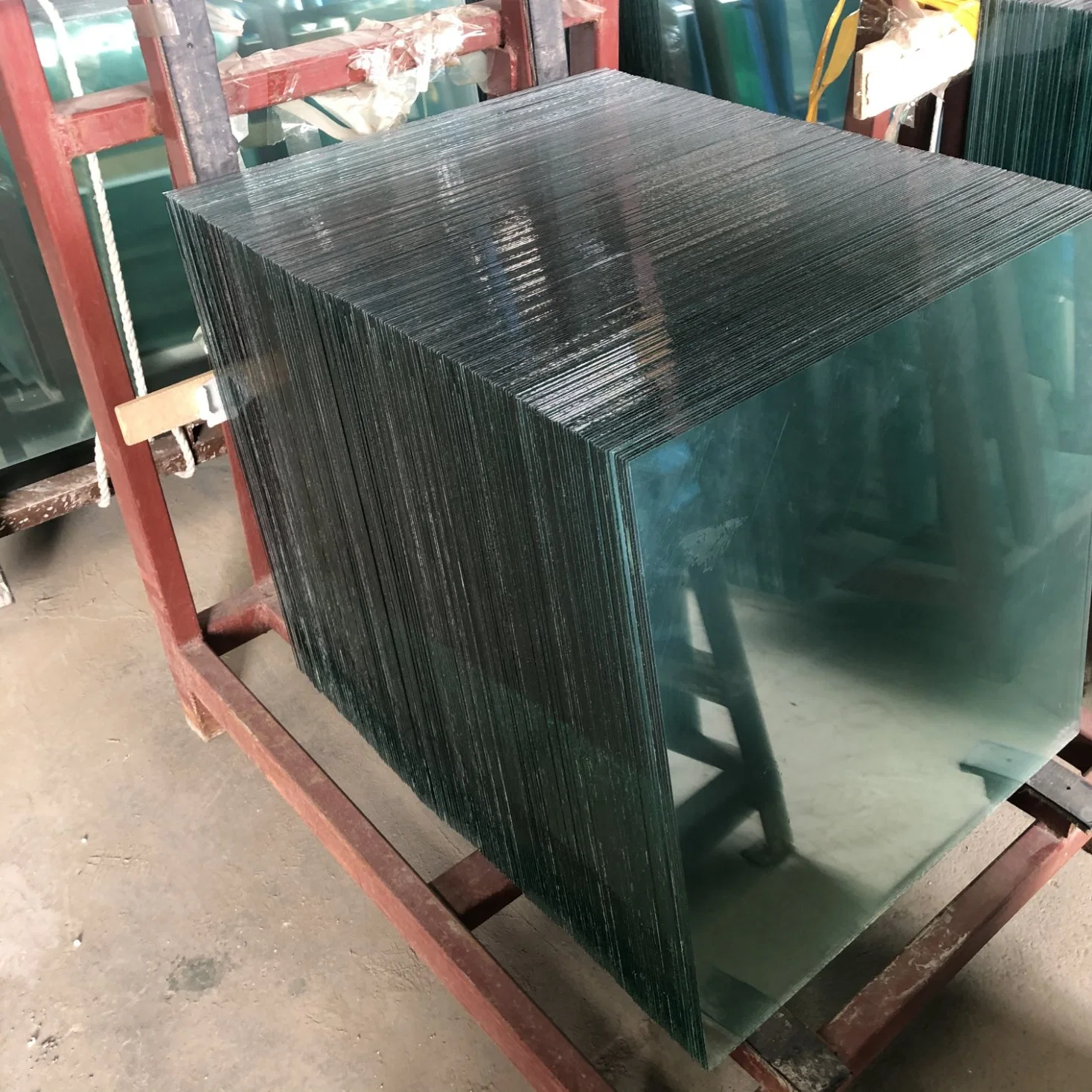 Clear Flat Tempered Glass Panels for Curtain Wall
