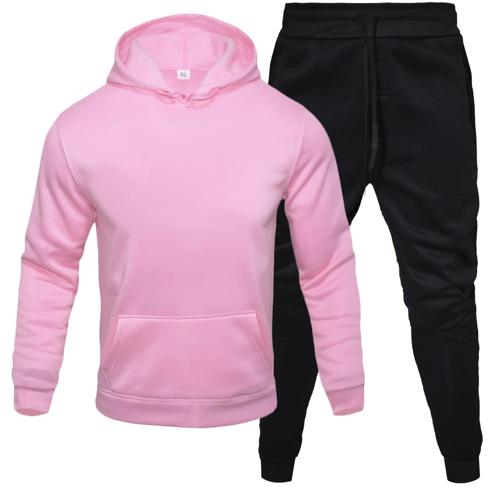 Plus Size Sports Gym Cotton Jogger Suits para hombre