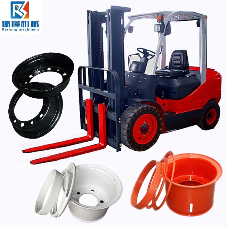 Multi-Piece Industrial Forklift Wheel Rim 6.00e-9 for 21X8-9 Forklift Solid Tire