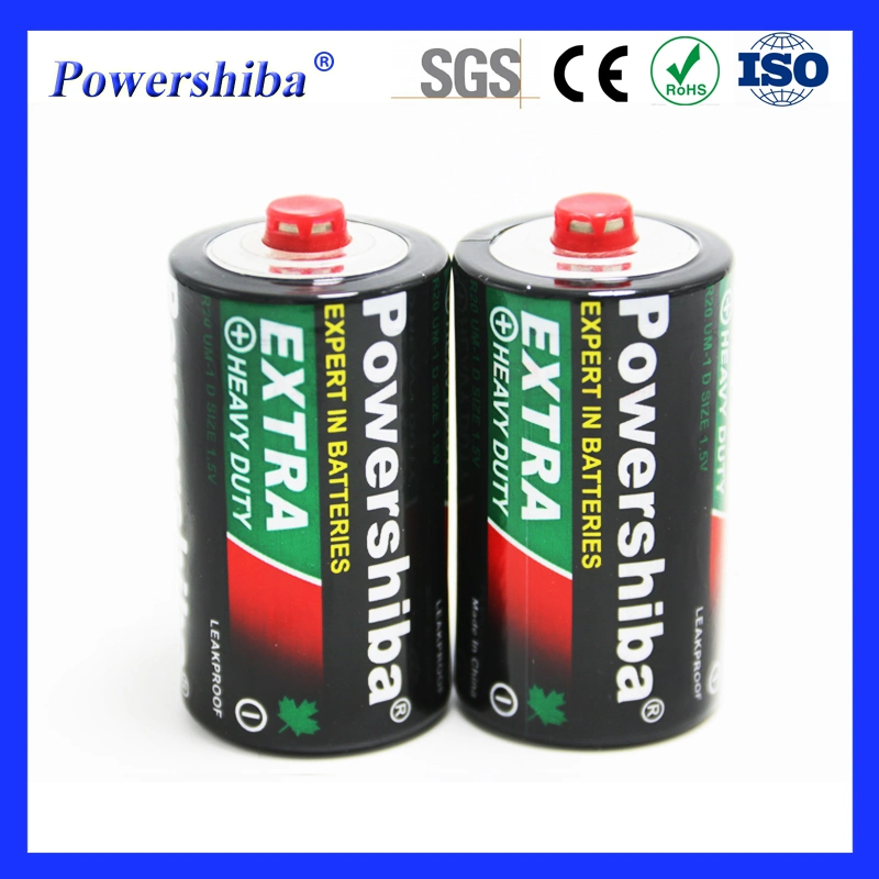 Haute qualité D R20 UM-1 Batterie zinc-carbone R201p 1,5V D Taille Non-Rechargeable primaire en cellule sèche à usage intense de la batterie Ultra