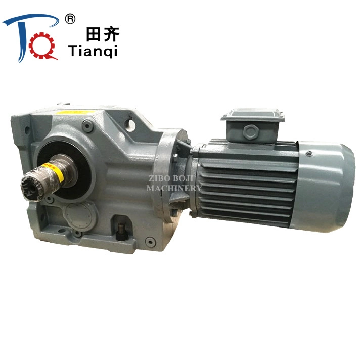 K67 Right Angle Helical Bevel Gear Motor Geared Reducer Gearbox for Drills