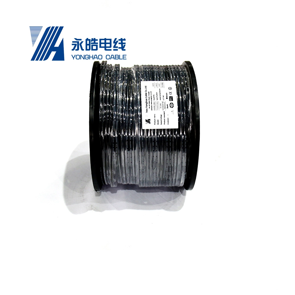 Manufacturer Pricetuv Certified Brand PV Red and Black Photovoltaic DC Communication Electric Cable for Solar Electronic Panels