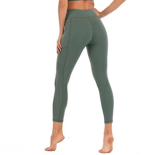 Athletic Apparel taille haute femmes Fitness Gym Legging Pantalon de Yoga