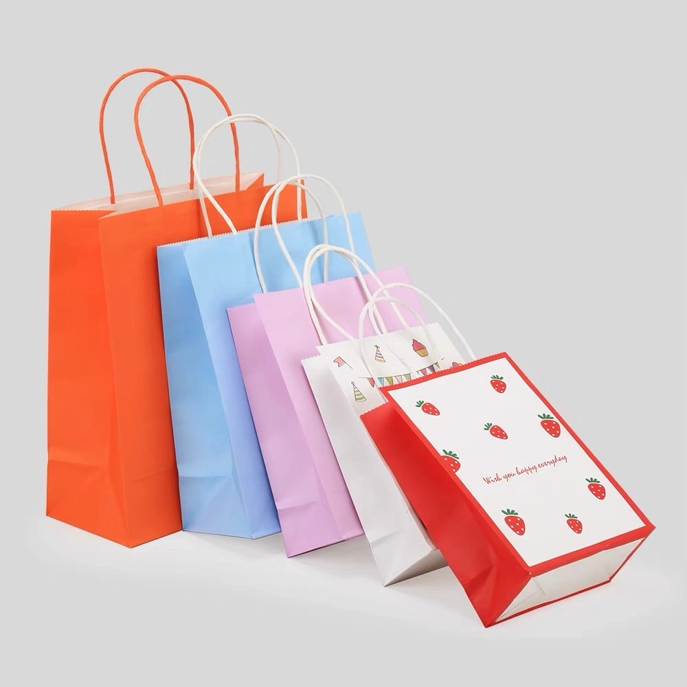 Wholesale/Supplier Eco-Friendly Kraft Paper Shopping Bag Suit Paper Bags Promotion Gift Bags Carries Bags