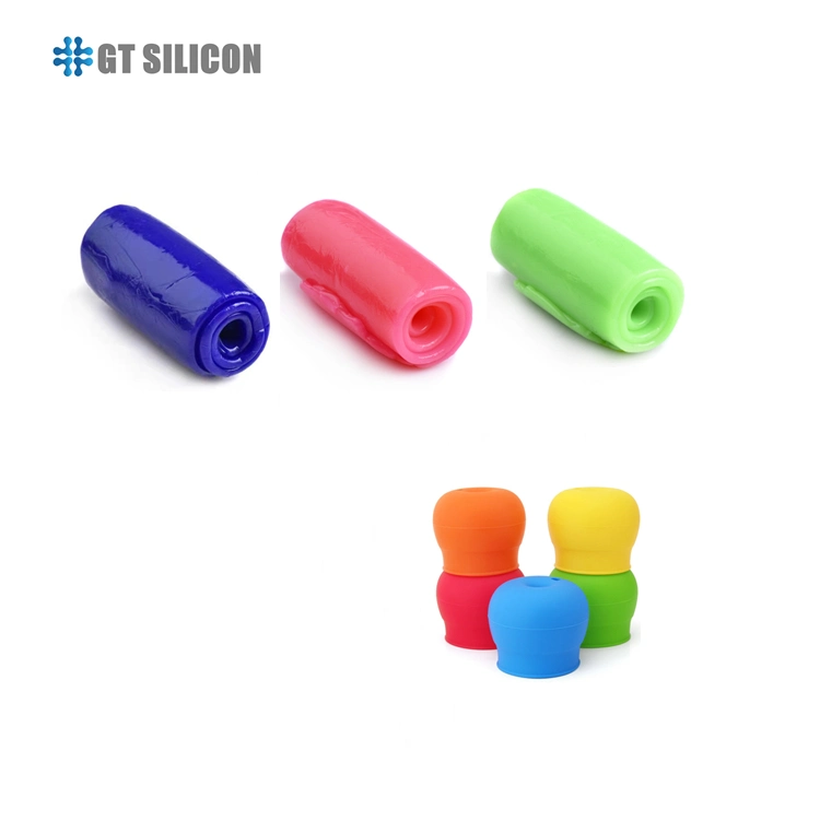 HTV Sicone المطاط مرحلة غاز HCR Silicone عالي مقاومة الشد للأواني، غطاء جلد أدوات الطبخ للأنابيب المحمولة، قطع غيار السيلينجز