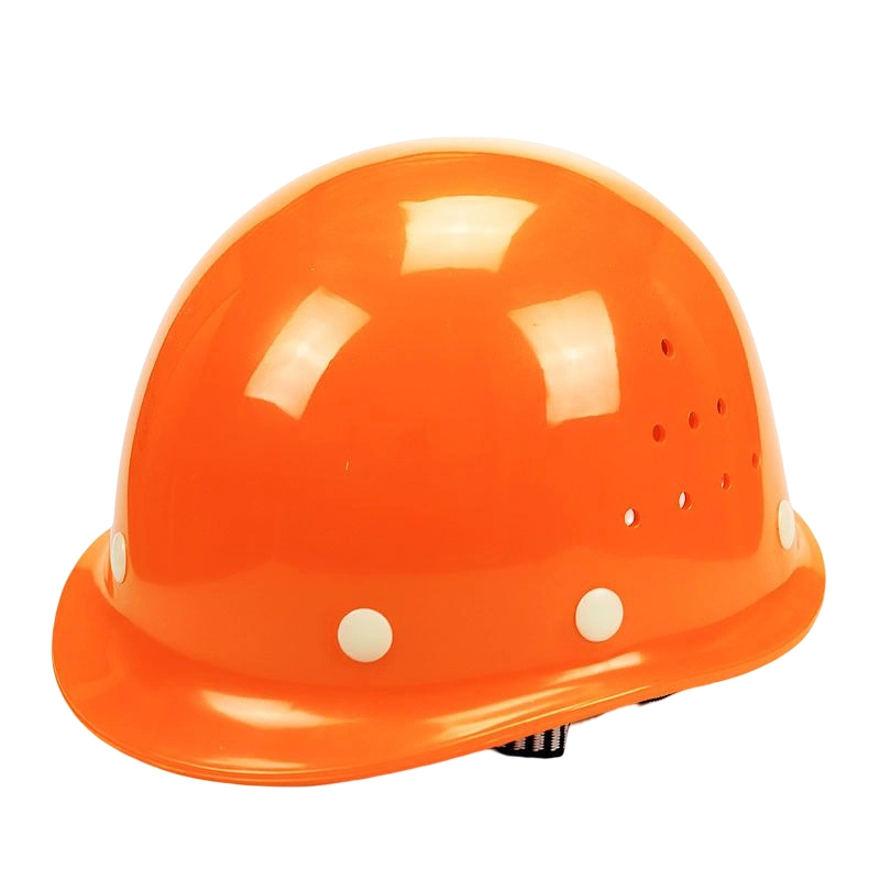 Casque de protection de la tête de travailleur de construction, forme ronde, ventilation personnalisée Chapeaux durs peints