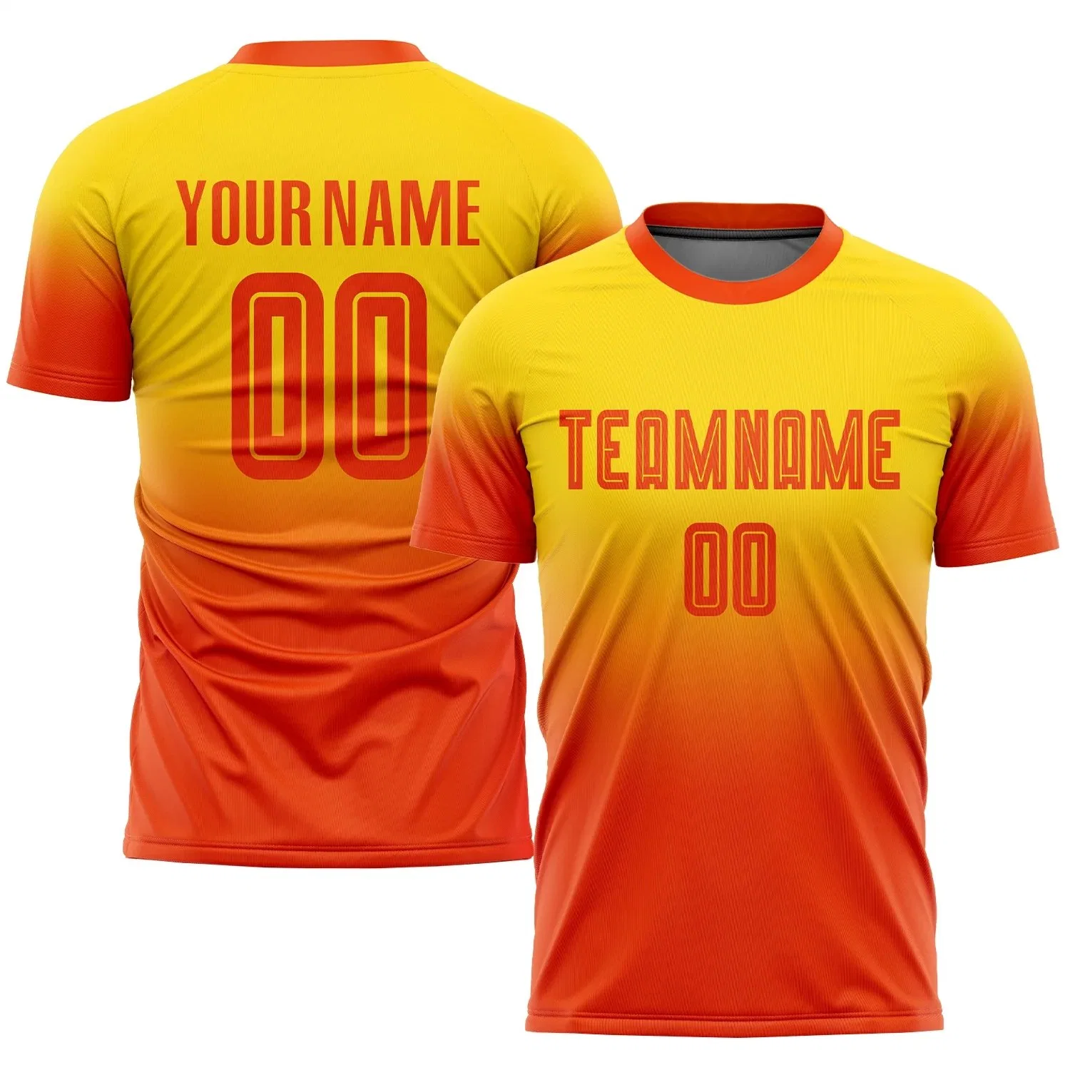 Dye Sublimation Custom Printing Polyester Soccer Wear Football Uniforms Sportswear Set Soccer Jersey Football Training T Shirt