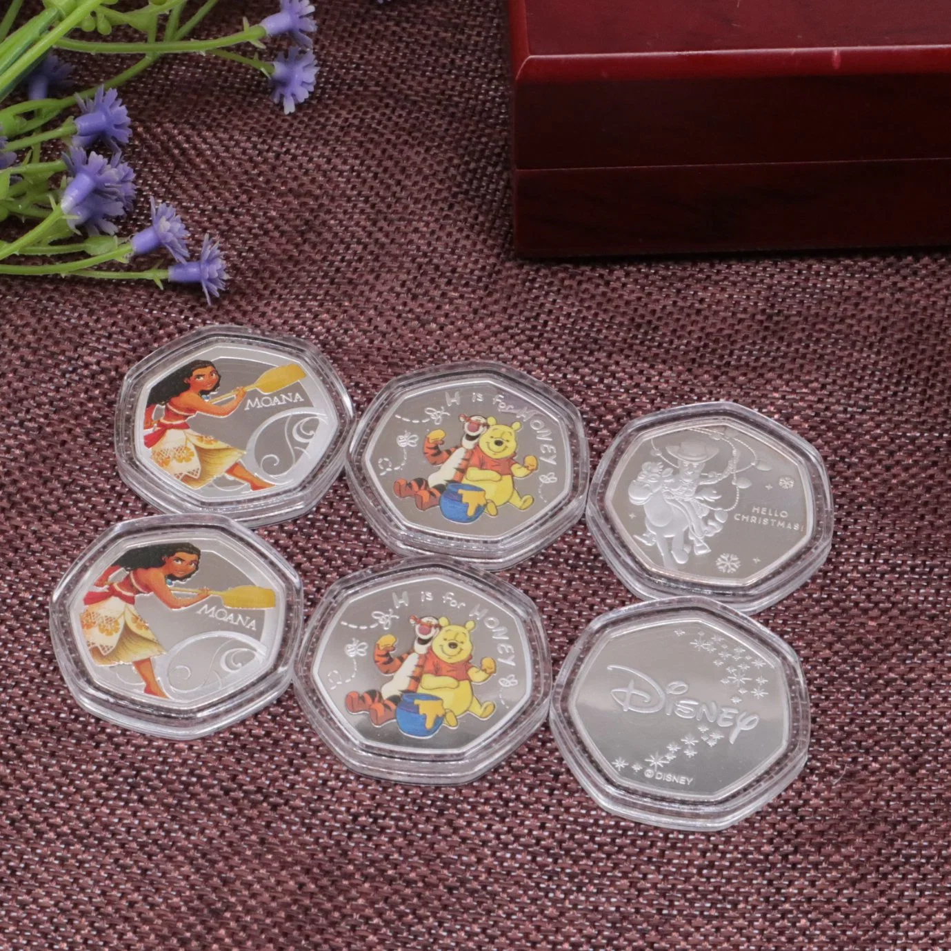 China Manufacture High quality/High cost performance Custom Gold Plated Tungsten Vision Bucky Challenge Souvenir Coin