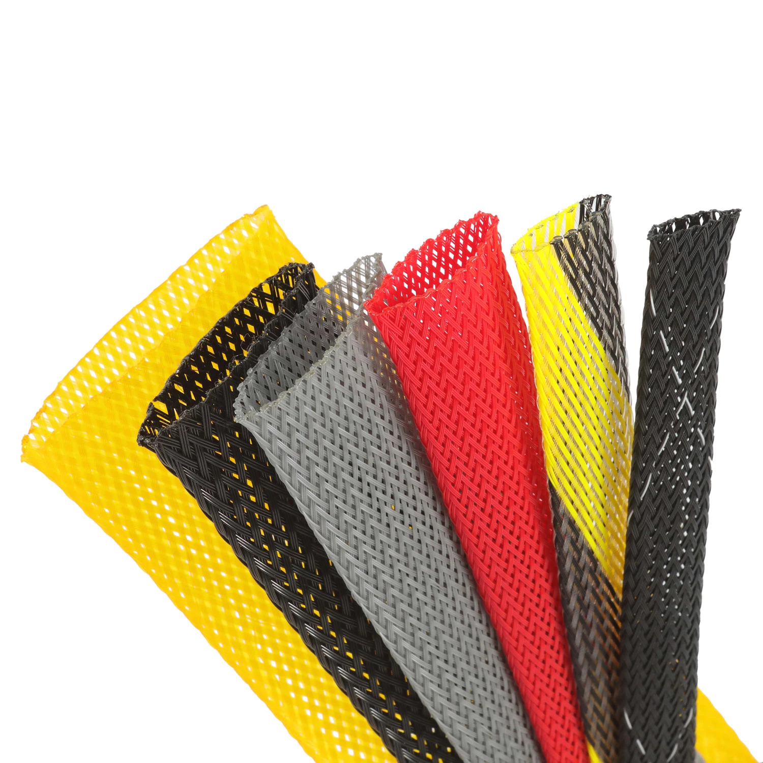 Good Quality Insulation Protectionpackage Woven Fabric Heat Shrink Tube Sleeve