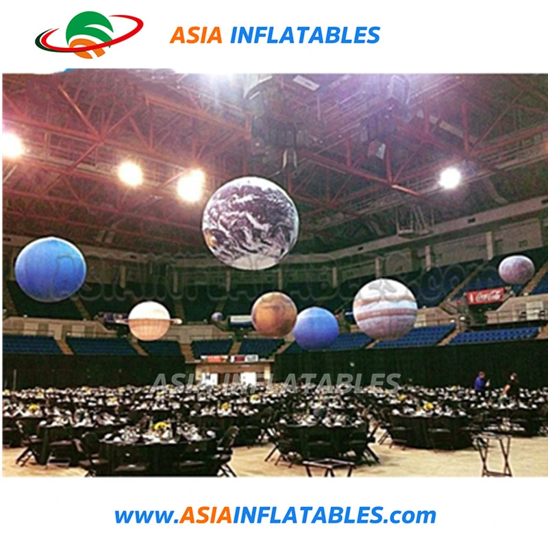 Inflatable Nine Planet Balloon, Inflatable Planet for Decoration / Hanging / Floating