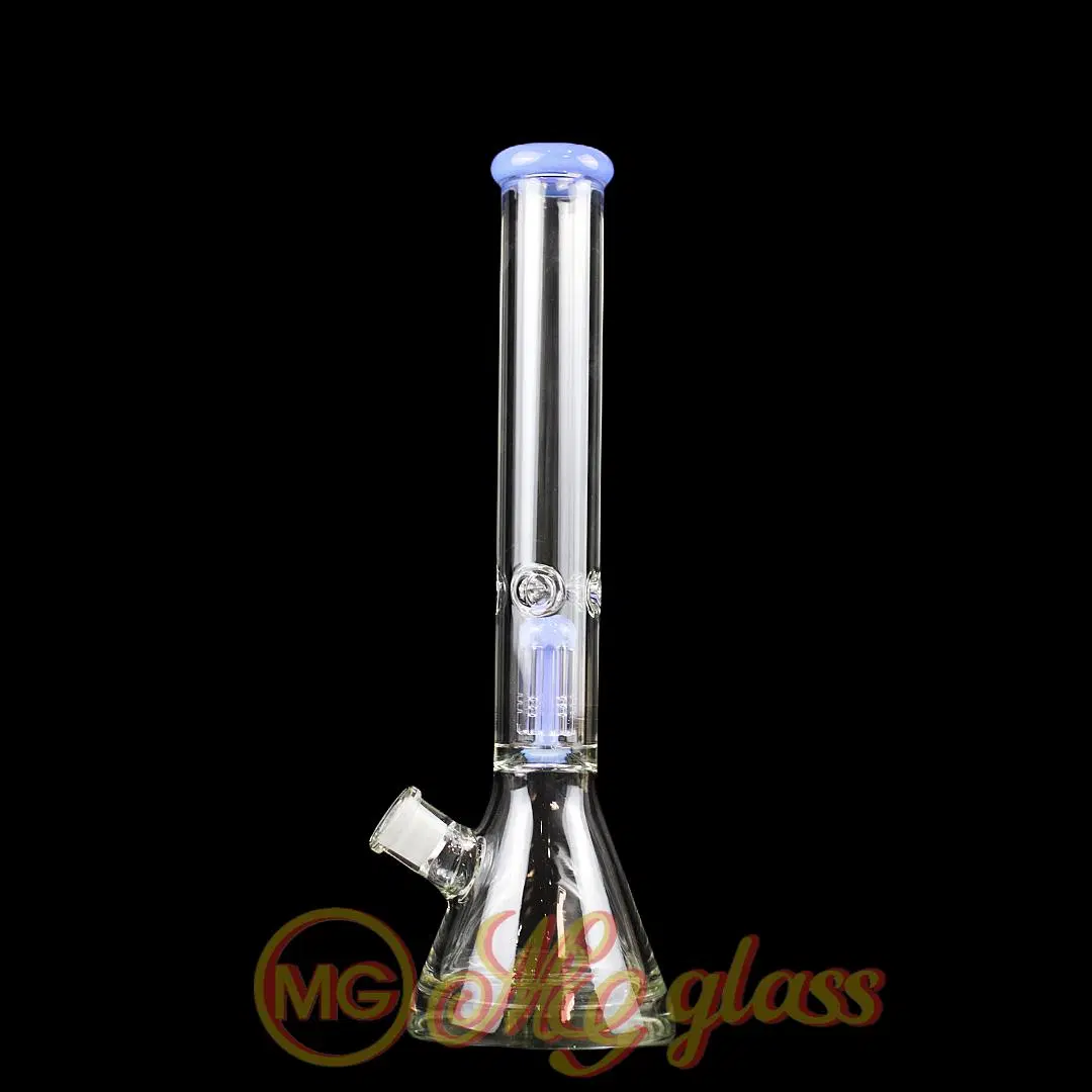 Mg Heady Glass Water Pipe Classical Beaker Oil Burner with Multi Colors