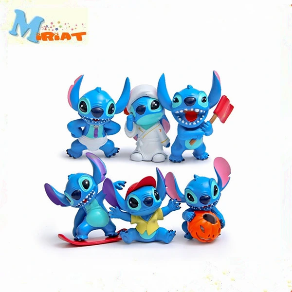 Promotional Gifts 3D PVC Cartoon Blue Elf Toys