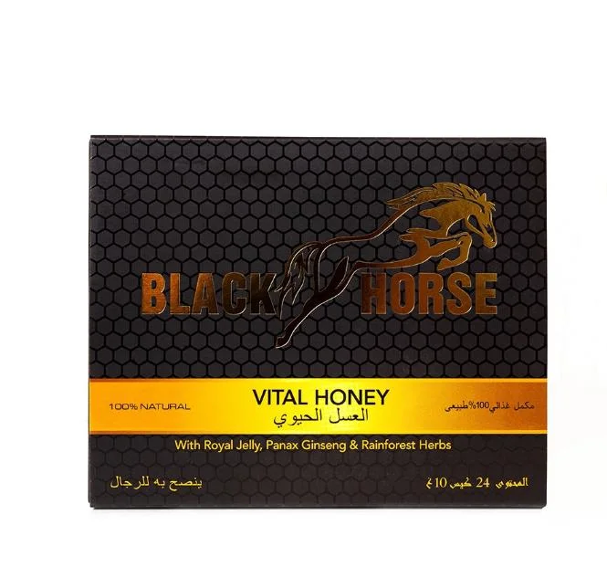 غني بالمواد الغذائية الأساسية Black Bull Extreme لا يترك الجملة عسل رويال للرجال 12 بوسة -15 G