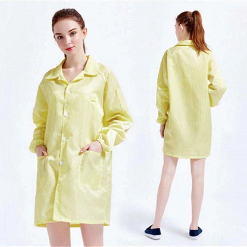 Ln-1560101 ESD Garment for Yellow Color Personal Protection