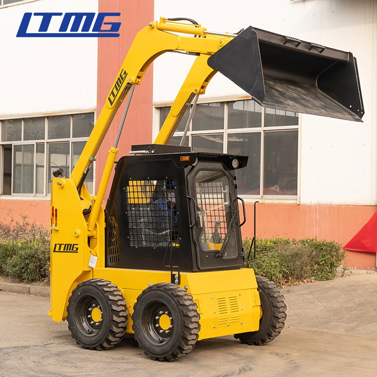 Ltmg Skid Steer China Mini Price 1500kgs 75hp Wheel Loaders Skidsteer Loader