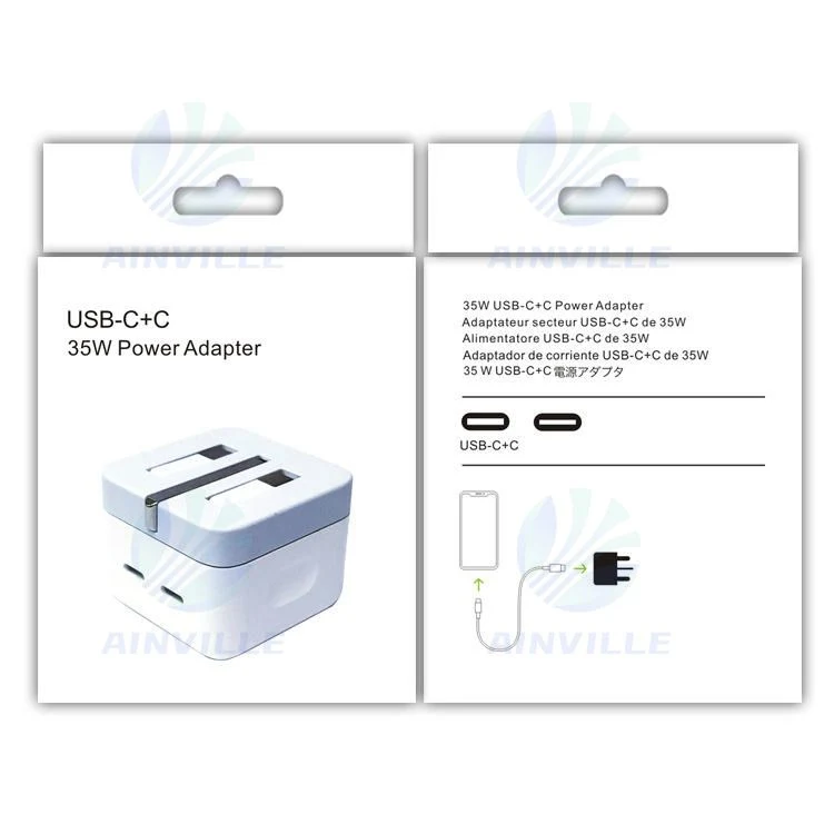 Günstige Preis aktualisierte Version Universal UK Stecker 35W USB C Ladegerät für das USB C-Ladegerät für das Reisetelefon