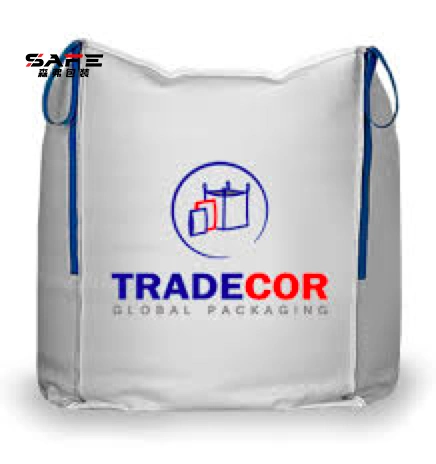 100*100*110 Four-Sling Bottom Bag with Inner Film Ton Bag Industrial Chemical Cement Jumbo FIBC Bag