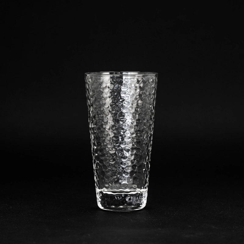 12oz Factory High quality/High cost performance Clear Hammer Drinking Water Tumbler Glassware