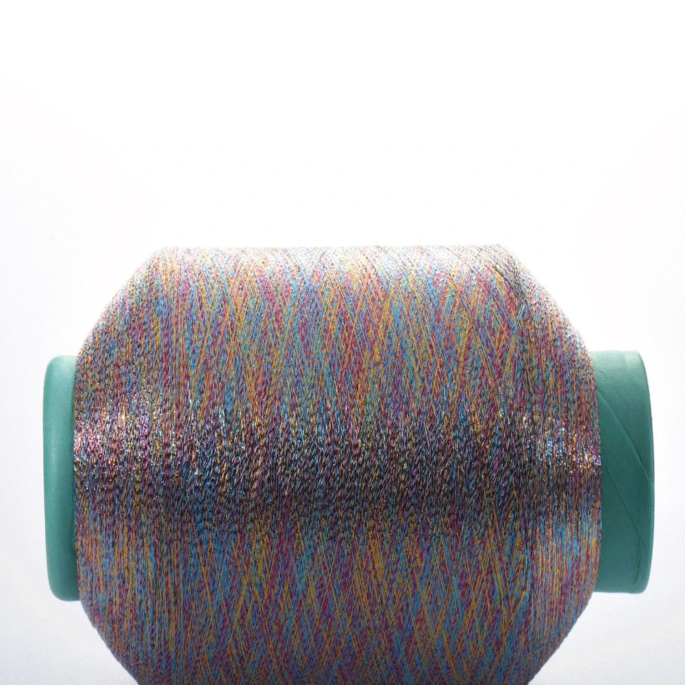 Wholesale/Supplier Mh Type Nylon or Polyester or Rayon Metallic Embroidery Yarn for Knitting