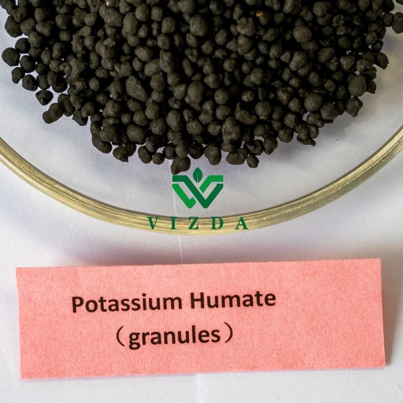 100% Soluble Potassium Humate Powder/Granular Fertilizer