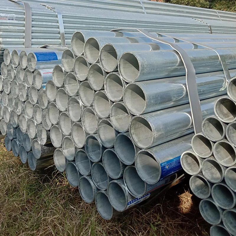 Factory Price 2 Inch Sizes Gi Steel Round Galvanized Iron Pipe for Greenhouse Frame