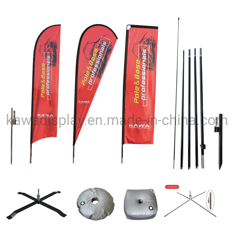 Flag Banner Advertising Stand Base Flag Wholesale/Supplier Flag Poles