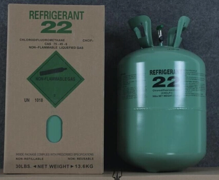 R134A 13.6kgs Net Weight Pure Refrigerant Gas with Disposable Cylinder