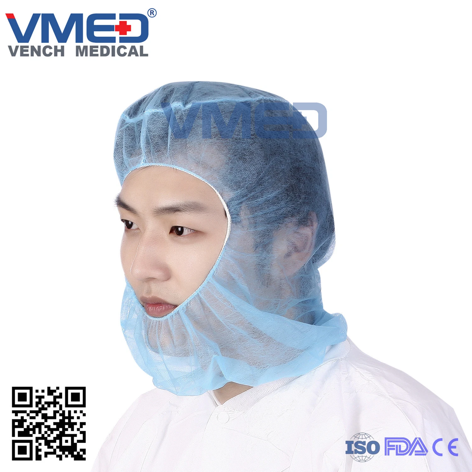 Disposable Medical Supply Non-Woven Hood PP Surgeon Surgical Hood