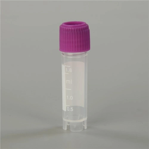 Plastic Test Tubes Screw Caps Bottle Vial Storage Container for Lab