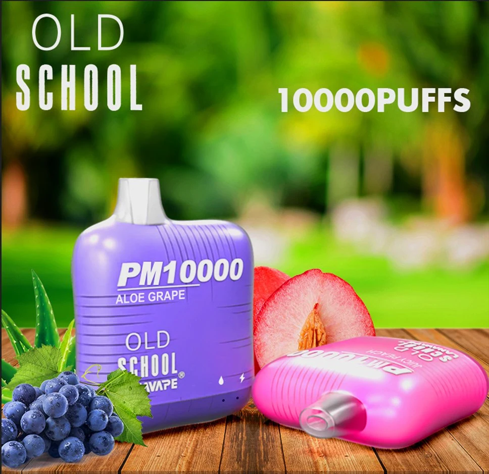 Populaire Vape jetable Old School Pm10000 Puffs 18ml E-Liquid vs Elfworld Pi10000 PE10000 Puffs E-cigarette