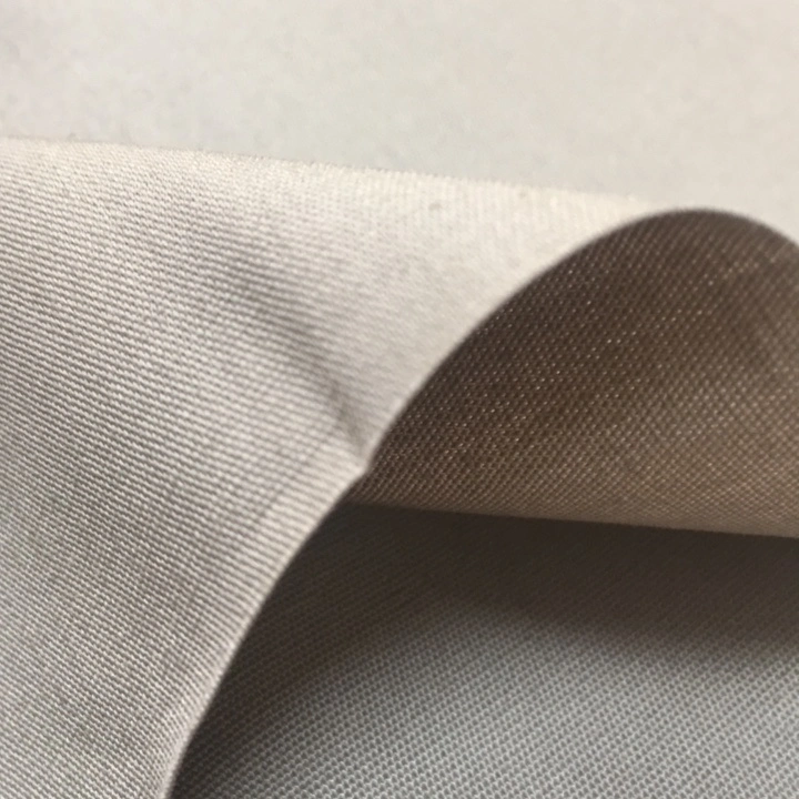 Continuous Dyeing Tc 65/35 21X21 100X52 Polyester Cotton Blend Plain Uniform Fabric Khaki for Workwear