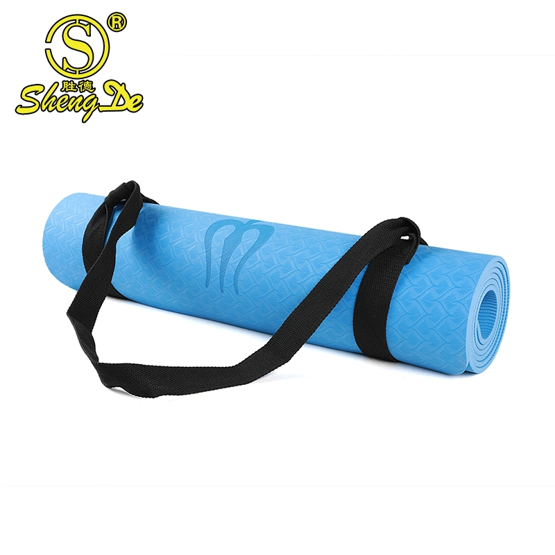 Body Building Durable TPE Yoga Mat Gym Fitness Equipment