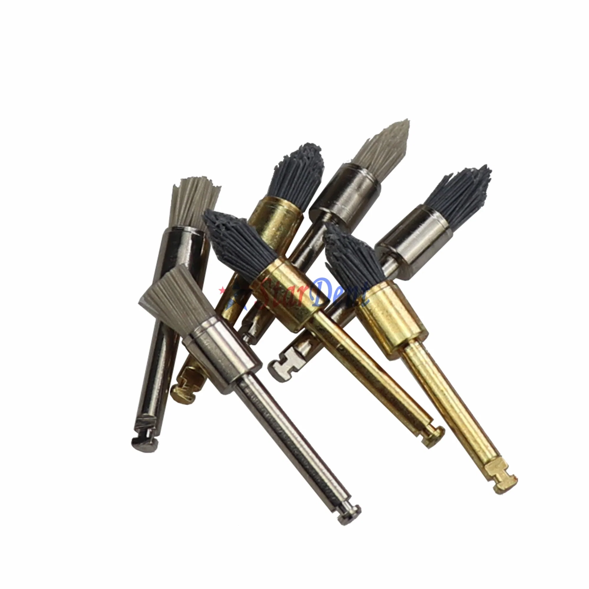 Dental Material China Supply Dental Alumina Polishing Polishers Brush Flat Latch Prophy Brushes