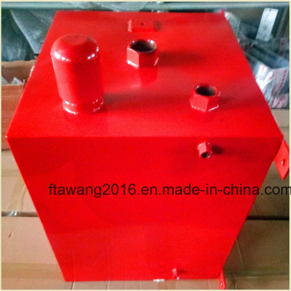 Depósito de combustible recubierto de polvo rojo/recipiente de agua de placa de acero esmaltado