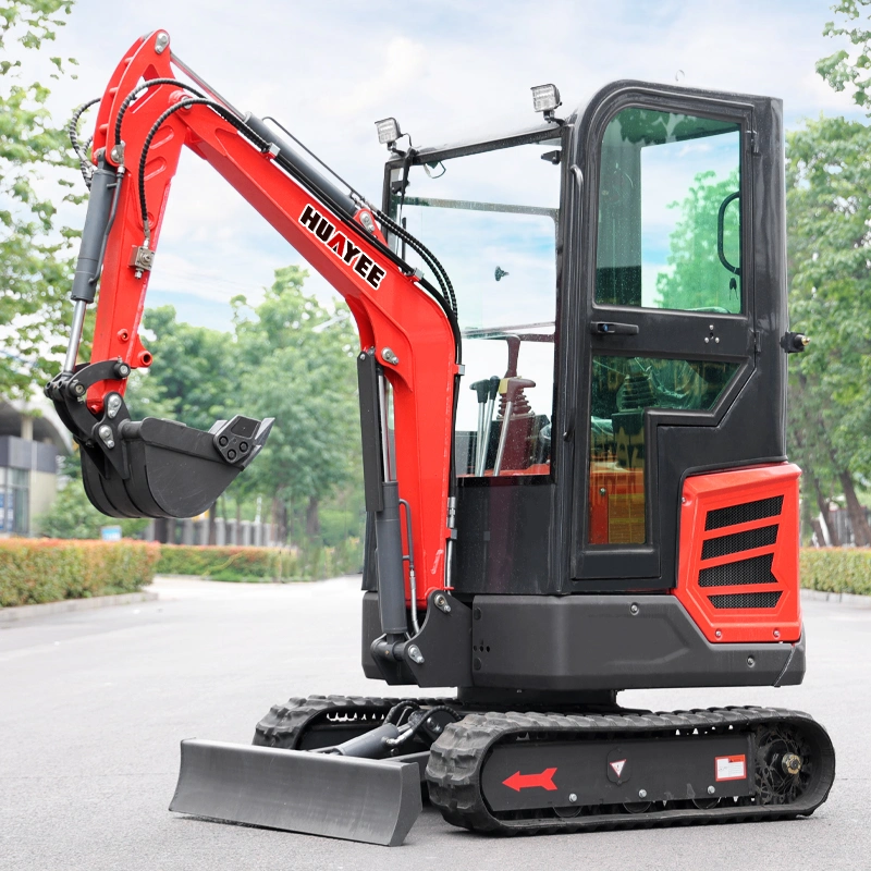 Chinese Huayee Kubota Mini Excavator Manufacturer CE/EPA Mini Digger 1ton Micro Bagger 1.2 Ton Mini Excavator 1000kg Factory Price Sales Free Shipping