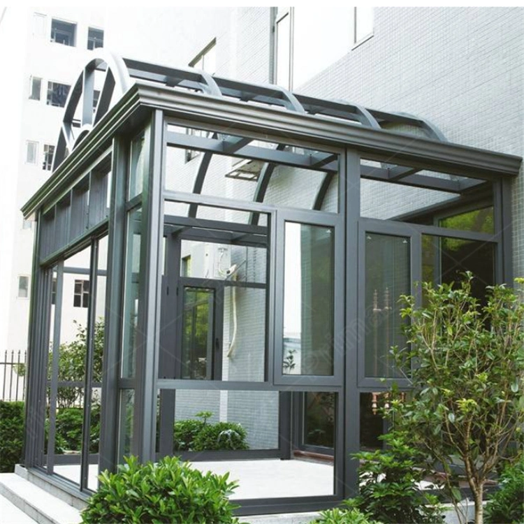 Хорошо спроектированный сад дом хранения хорошие цены обеденный зал, 6 стула стекла на рынке Китая Популярные дизайн солярий