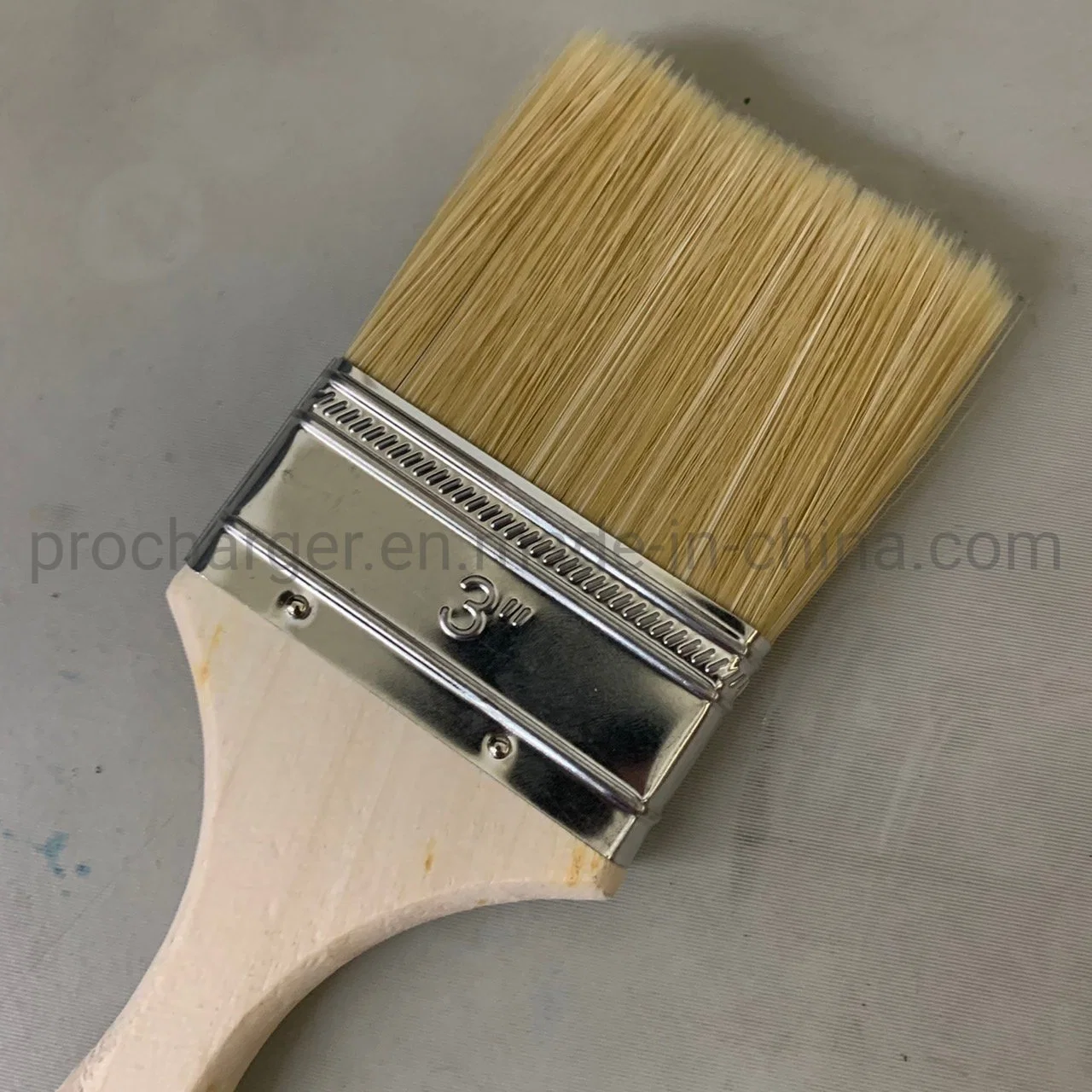 #300 Mango de madera 2,5" Pincel de pintura plana