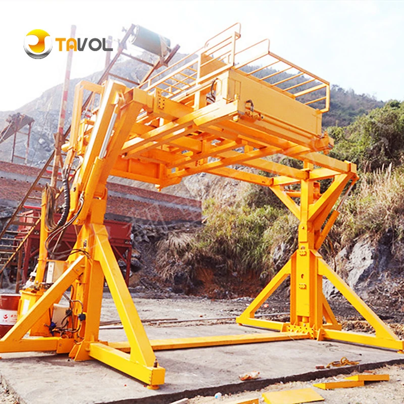 Cheaper Price Diesel /Electric Powered Hydraulic 20FT Container Tilter Equipment for Fast Container Loading and Unloading