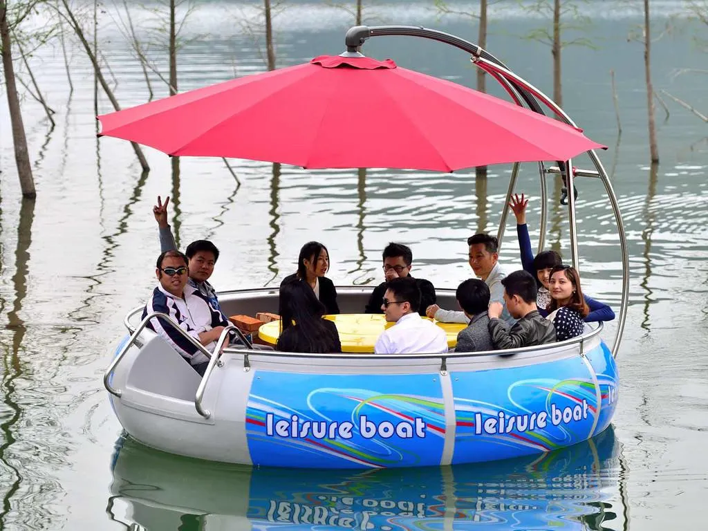 250cm de diâmetro PE Donut churrascos navio churrasco de barco para venda