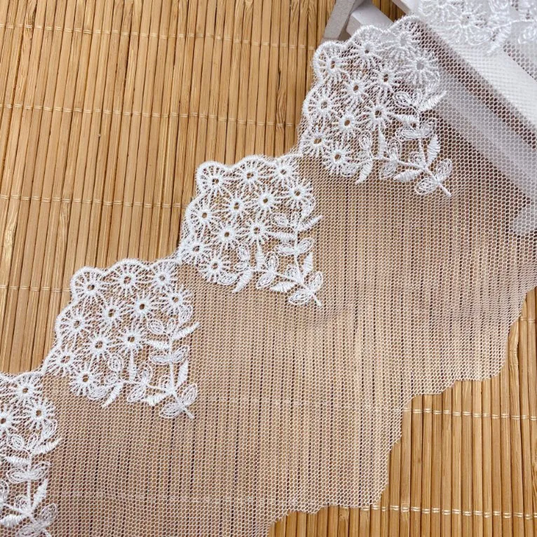 Mesh Embroidery Lace Women's Dress Mesh Cloth Bar Code Accessories