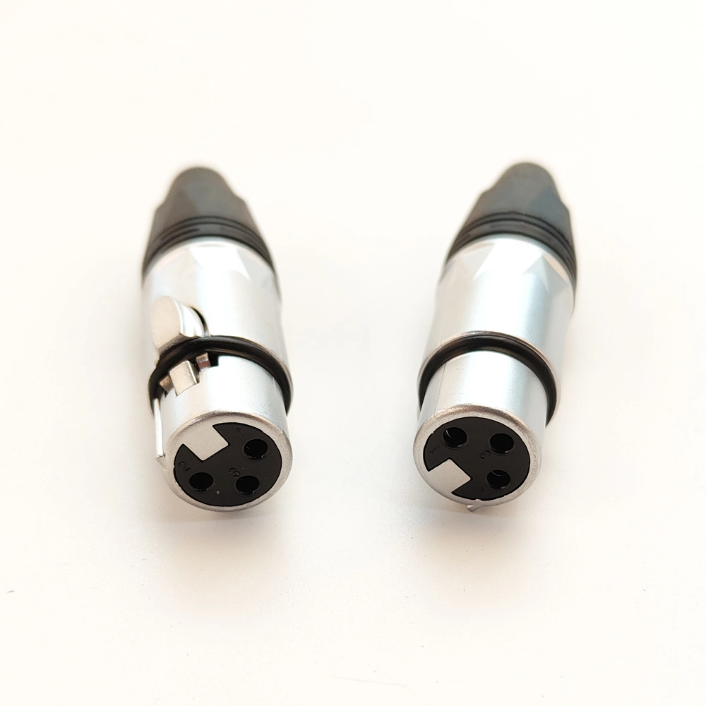 3pin Male Speaker XLR Connector Audio Plug (X-1134PG)