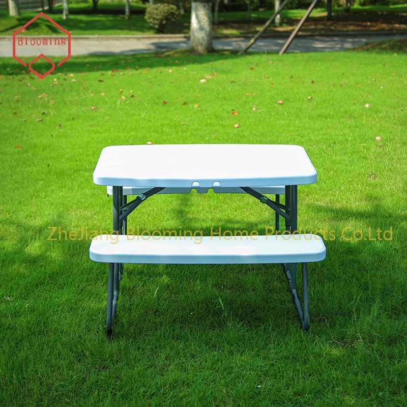 Outdoor Furniture Garden Set Children Camping Picnic Plastic Folding Table and Bench for Kids