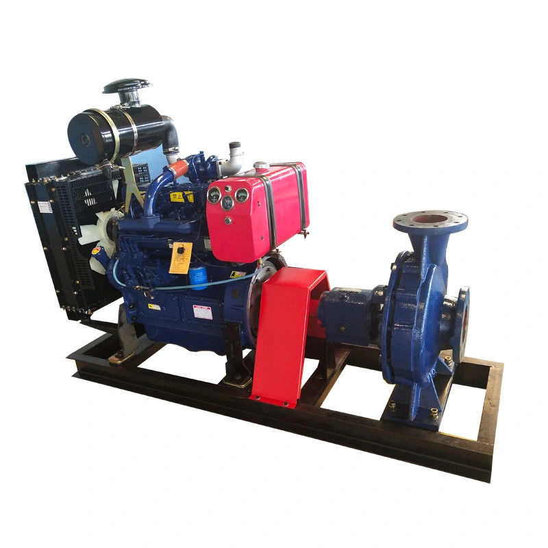 Stationary Type Self-Priming Diesel Engine Water Pump Set for Agriculture Irrigation