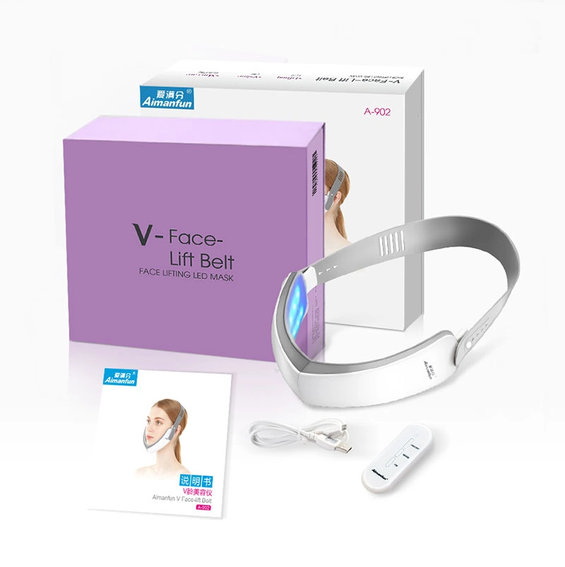 Micro Current Vibration Face-Lifting Device to Remove Double Chin Facial Massager