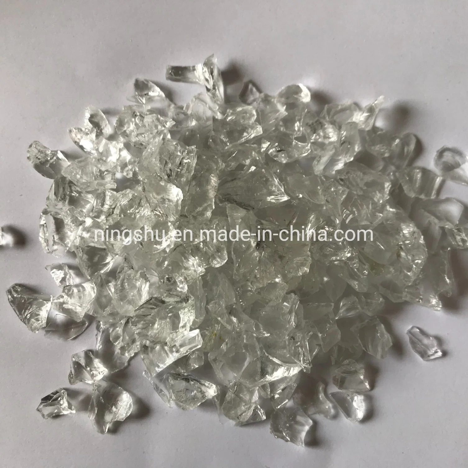 Recycled Crushed Clear Glass Aggregates Super White Glass Chips for Terrazzo