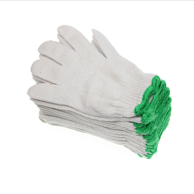 Cotton Safety Gloves Abrasion-Resistant Lampshade Cotton Exit Yarn White Cotton Safety Gloves