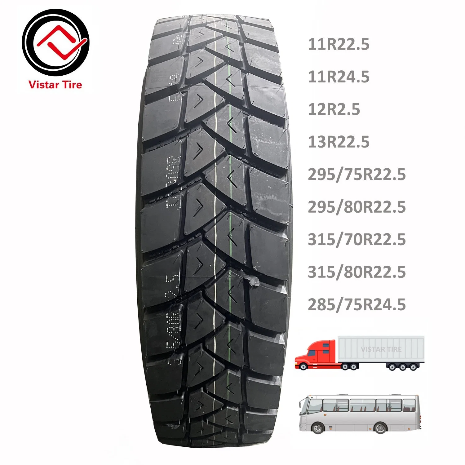 Chaoyang/Advance/Linglong/Triangle/Doublestar/Roadlux Brand Radial TBR Truck Tyres Factory Price 11r22.5 13r22.5 315/80r22.5 295/80r22.5 385/65r22.5 295/75r22.5