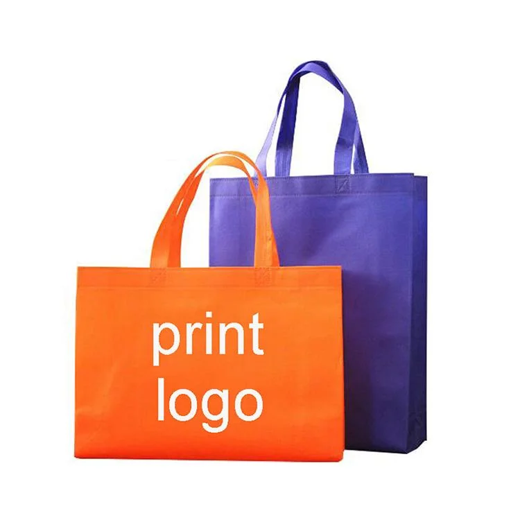 Promotion Reusable Bag Supermarket Shopping Logo Non Woven Jute Bags