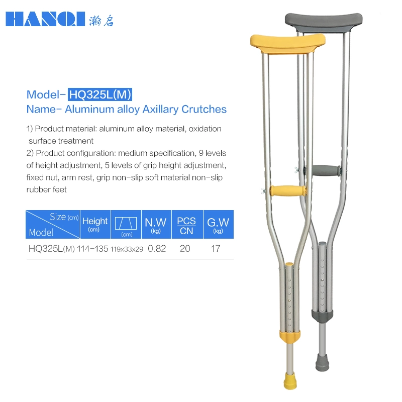 Hanqi Hq325L (M) bras de marche à réglage de hauteur de haute qualité pour Patient