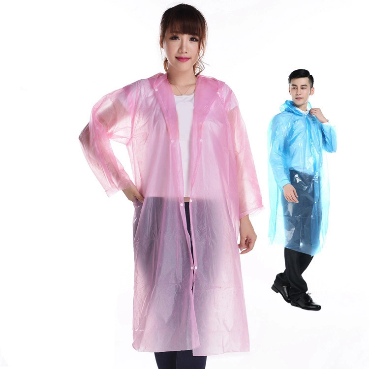 Best Seller Logo Printed Disposable Raincoat, Rain Poncho Anti Virus Protective Suits